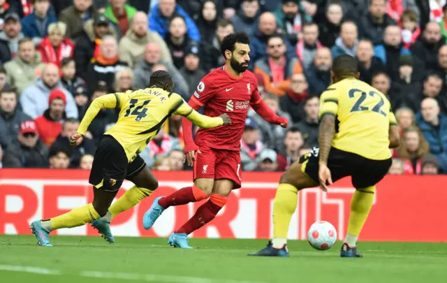 Mohamed Salah, Liverpool, Watford, Premier League, Anfield