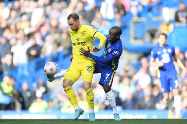 Christian Eriksen, Brentford, Chelsea, N'golo Kante