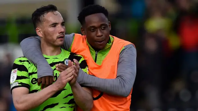 Forest Green celebrate