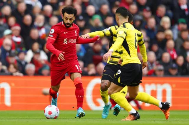 Mohamed Salah, Liverpool, Watford, Anfield, Premier League