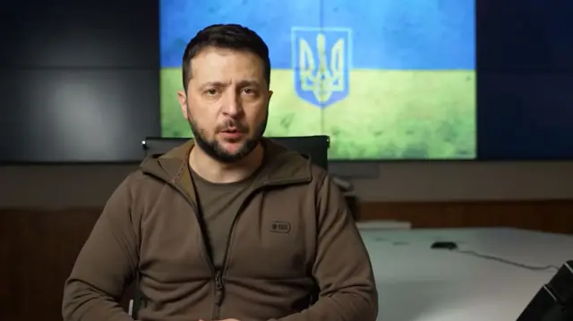 Ukraine’s President Volodymyr Zelensky