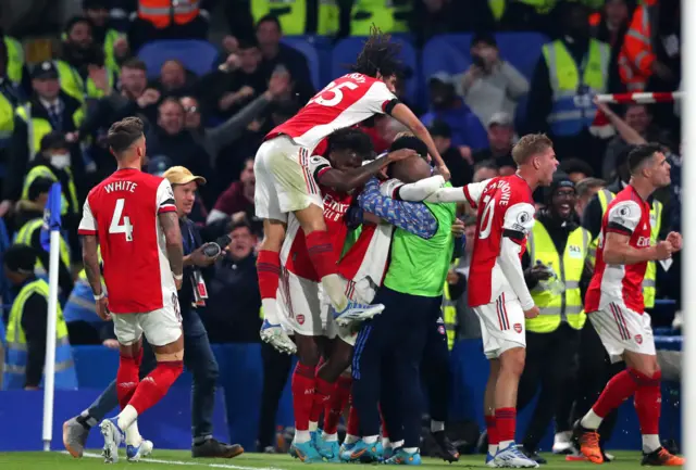 Eddie Nketiah scores
