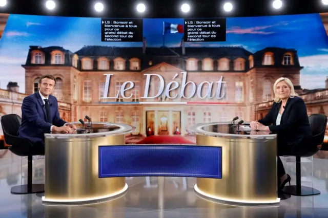 The French presidential election debate