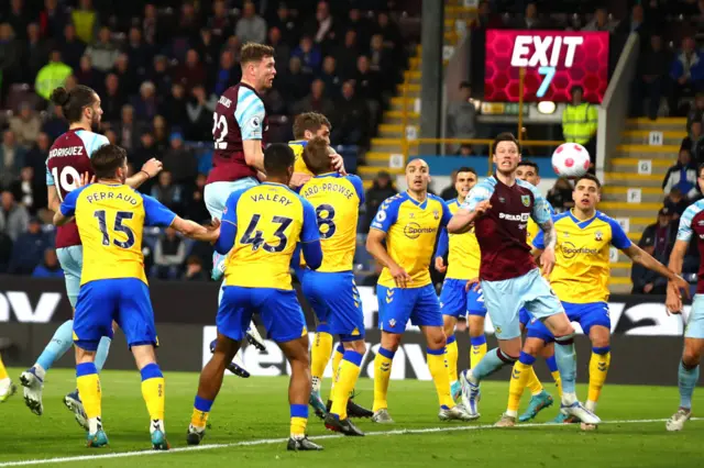 Nathan Collins scores for Burnley