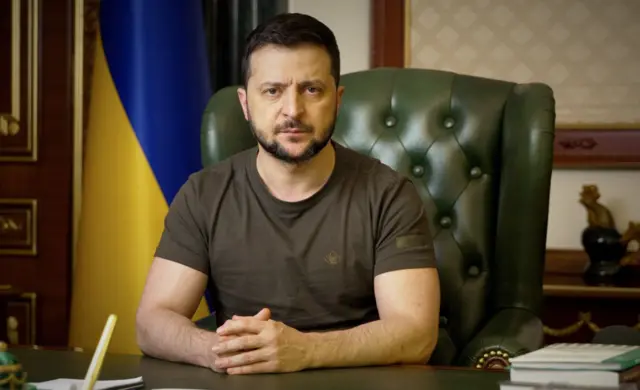 Ukraine's President Volodymyr Zelensky