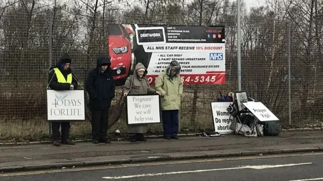 anti-abortion protest