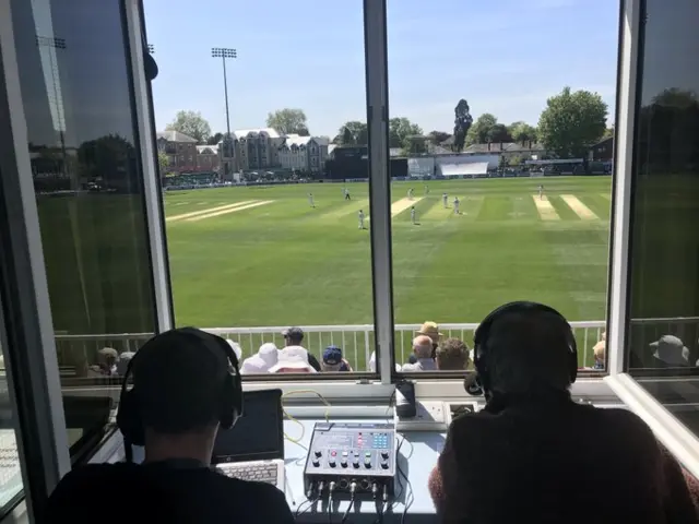 BBC commentary box