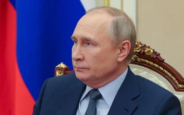 Vladimir Putin on 22 April 2022