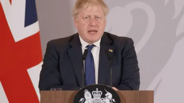 UK PM Boris Johnson