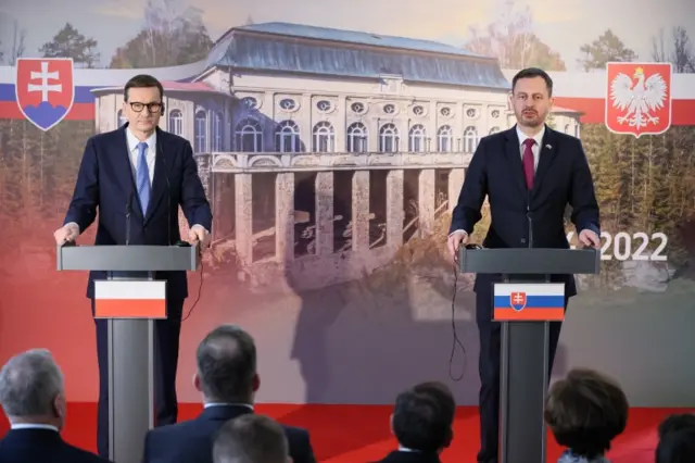 Eduard Heger and Mateusz Morawiecki