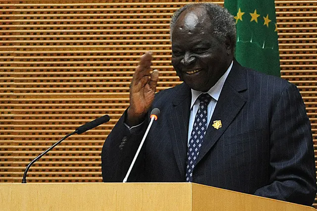 Former Kenyan President Mwai Kibaki