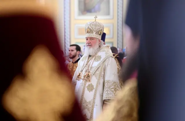 File picture of Patriarch Kirill of Moscow and All Russia in October 2019