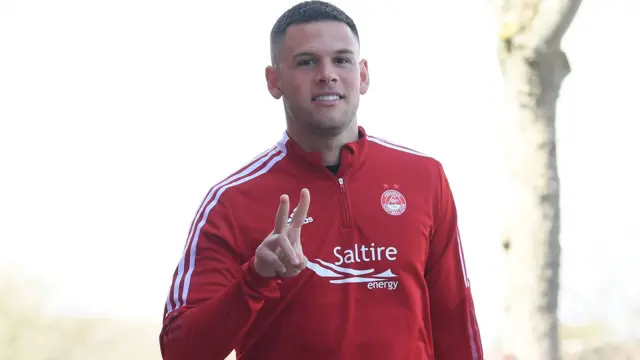 Aberdeen striker Christian Ramirez