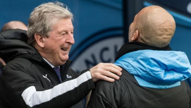 Roy Hodgson and Pep Guardiola