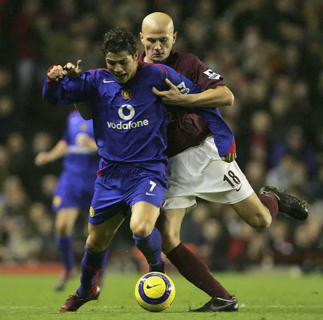 Cristiano Ronaldo and Pascal Cygan