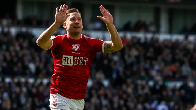 Andreas Weimann celebrates