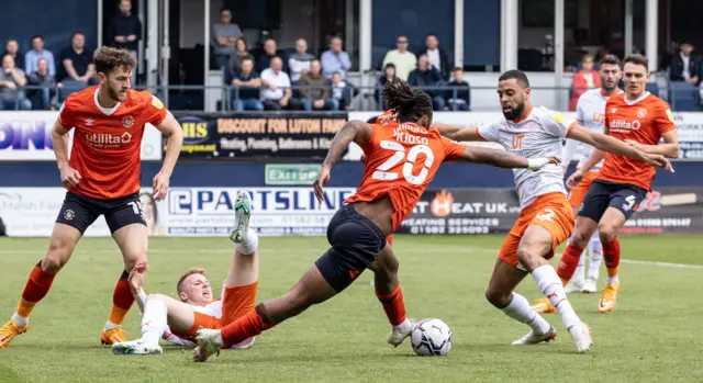 Luton v Blackpool