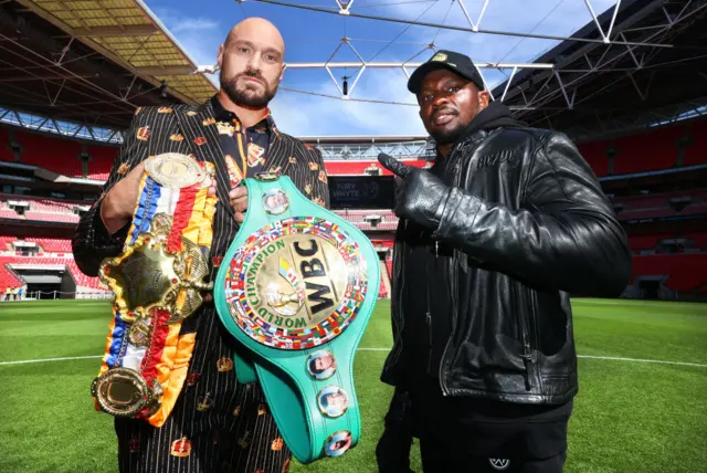 Tyson Fury and Dillian Whyte