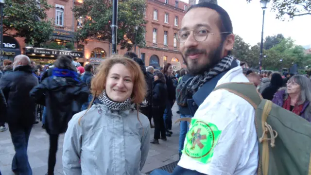 Emma and Raphael, both 25, refuse to accept Macron's victory