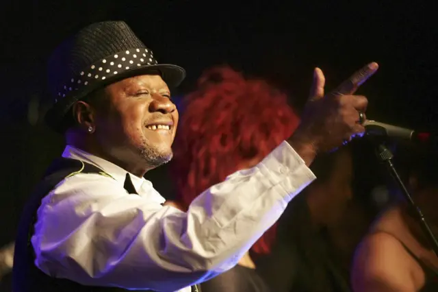 Papa Wemba on stage