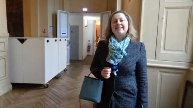 Elodie, 36-year-old project manager in higher education voting in Toulouse