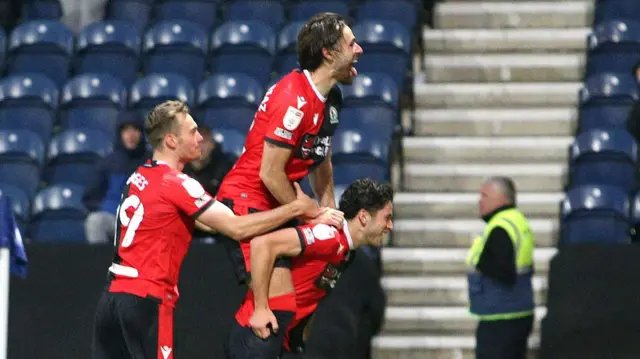 Blackburn celebrate