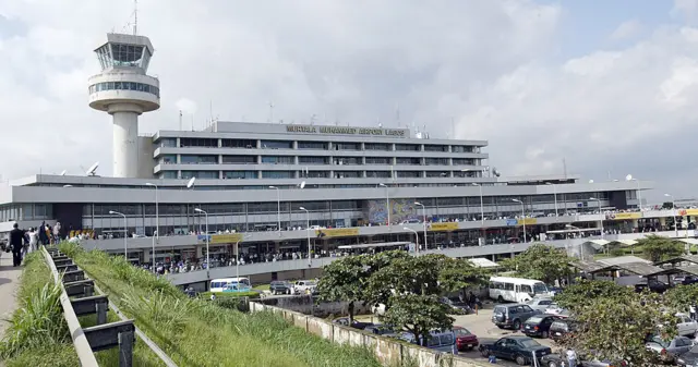 The Murtala Muhammed International Airport in Lagos