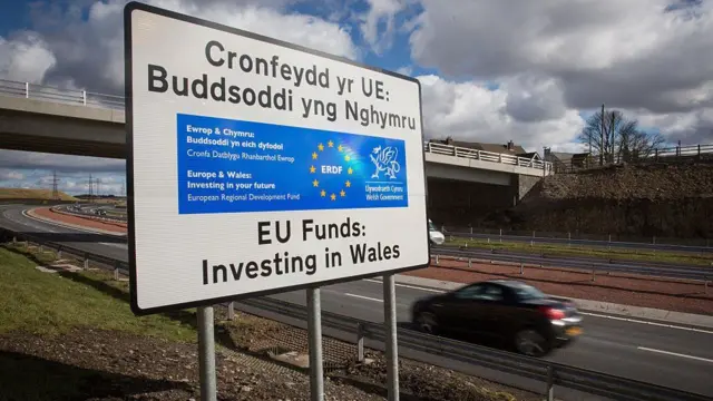 The Heads of the Valleys road was funded with EU aid