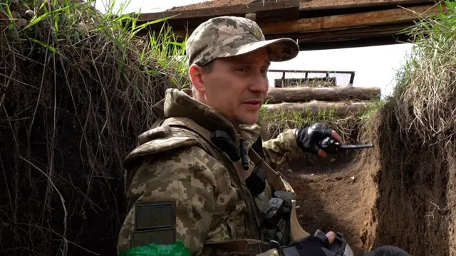 Lt Denys Gordeev and his men are facing the full force of the Russian Army