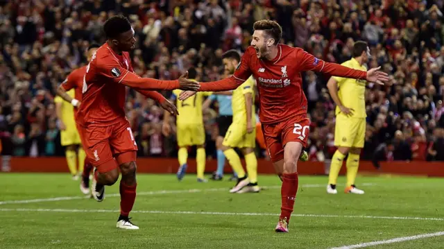 Daniel Sturridge and Adam Lallana