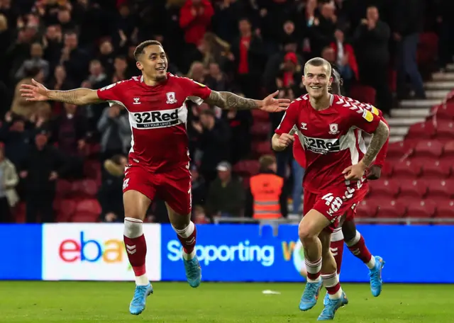 Marcus Tavernier celebrates