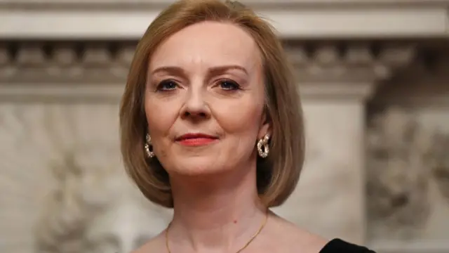 British Foreign Secretary Liz Truss during the annual Lord Mayor"s Easter Banquet at the Mansion House in London, Britain, 27 April 2022. Foreign Secretary Truss is expected to call for increased defence spending to defend Ukraine in her speech to the City of London, and will also reiterate that the West "must be prepared for the long haul and double down on our support" for the country.