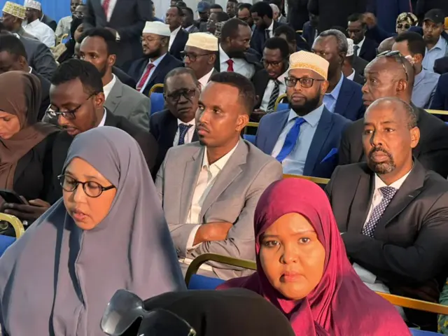 Newly elected Somali MPs