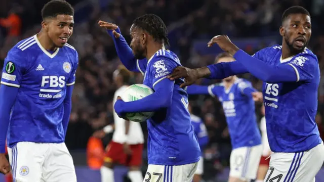 Ademola Lookman celebrates