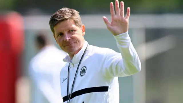 Eintracht Frankfurt head coach Oliver Glasner