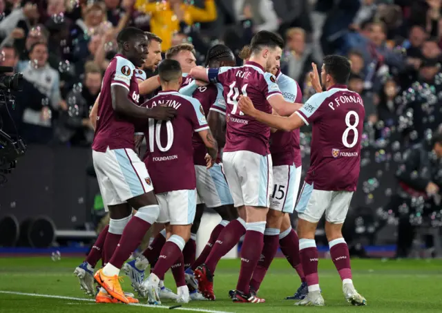 West Ham celebrate