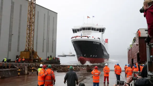 The Glen Sannox had originally been due to enter service on the Arran route in 2018 but is still not finished