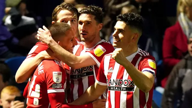 Sheff Utd celebrate