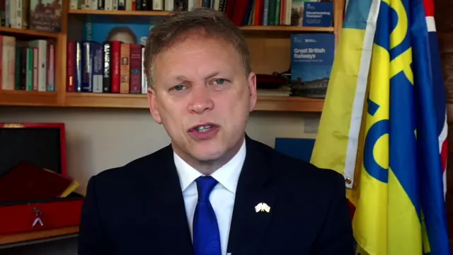 Image shows Grant Shapps