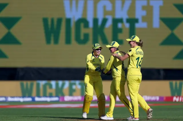 Australia celebrate