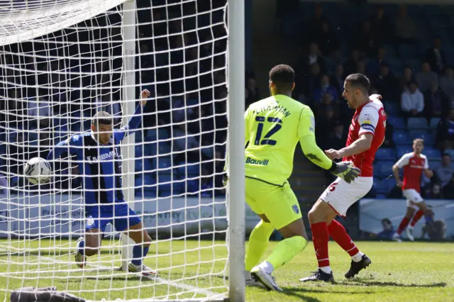 Rotherham score at Gillingham