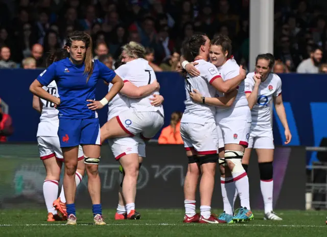 England celebrate