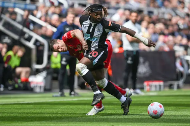 Newcastle's Allan Saint-Maximin