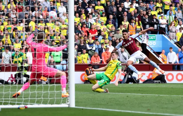 Ollie Watkins scores for Aston Villa