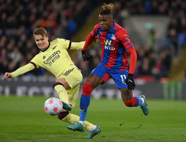 Crystal Palace's Wilf Zaha