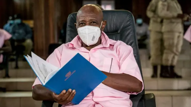 Paul Rusesabagina in court