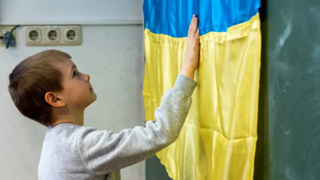 Ukrainian children attend Saturday school in Vienna