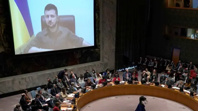 President Zelensky addressed the United Nations Security Council