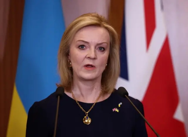 Liz Truss in Warsaw