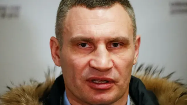 The mayor of Ukraine's capital Kyiv, Vitali Klitschko